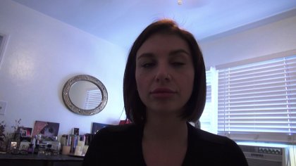 Ivy Lebelle lets James Deen fuck her pretty face before moving to her tight hole