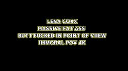 'Massive Fat Ass of Lena Coxx Butt Fucked in Point of View' screenshot nº 7