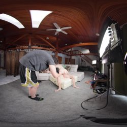 'BTS Erotic Heat With Violet Voss - VR Voyeur View' screenshot nº 113