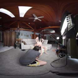 'BTS Erotic Heat With Violet Voss - VR Voyeur View' screenshot nº 125