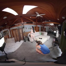 'BTS Erotic Heat With Violet Voss - VR Voyeur View' screenshot nº 13