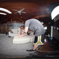 'BTS Erotic Heat With Violet Voss - VR Voyeur View' screenshot nº 137
