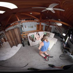 'BTS Erotic Heat With Violet Voss - VR Voyeur View' screenshot nº 22