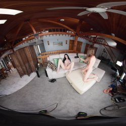 'BTS Erotic Heat With Violet Voss - VR Voyeur View' screenshot nº 29
