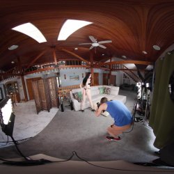 'BTS Erotic Heat With Violet Voss - VR Voyeur View' screenshot nº 3
