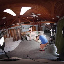 'BTS Erotic Heat With Violet Voss - VR Voyeur View' screenshot nº 4