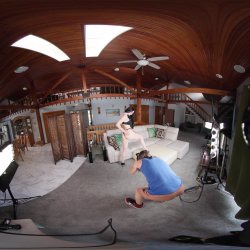 'BTS Erotic Heat With Violet Voss - VR Voyeur View' screenshot nº 5