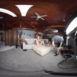 'BTS Erotic Heat With Violet Voss - VR Voyeur View' screenshot nº 64