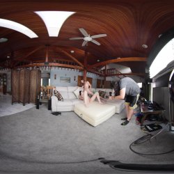 'BTS Erotic Heat With Violet Voss - VR Voyeur View' screenshot nº 78