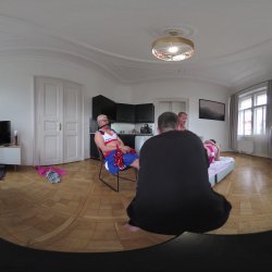 Captura de 'Vera Jarw & Lady Gang VR Video Part One - Cuckold Coach Made To Watch Busty Cheerleaders Double Vaginal (dvp) Foursome' nº 70