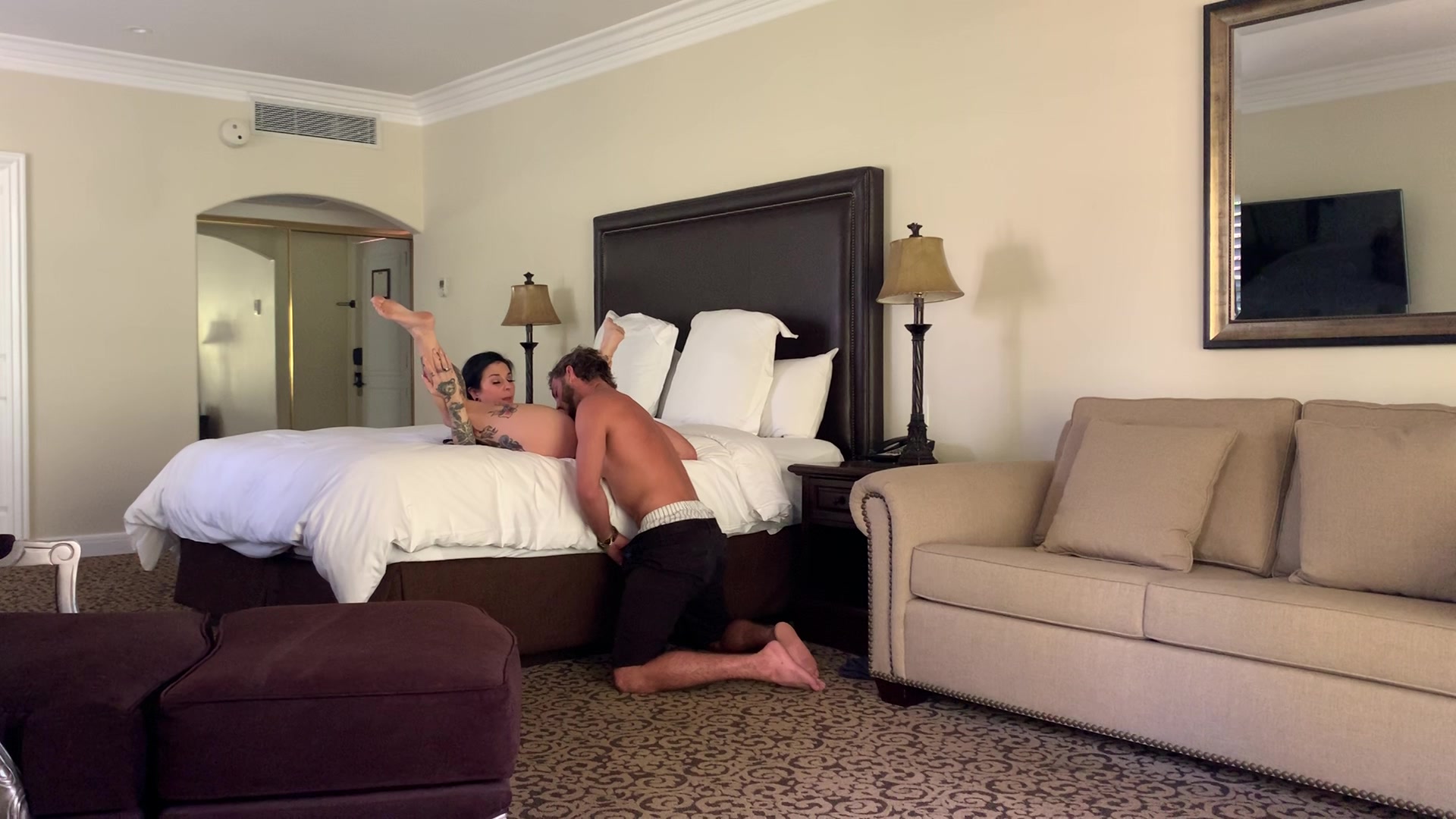 Lucas Frost & Joanna Angel Hot Hotel Room Fuck