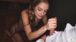 'Insatiable Blondie Deep-Throats Boner and Rides Cowgirl' screenshot nº 57