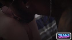 Captura de 'Skinny Teen Trans Tastes Cum after an Intense BBC Bareback' nº 26