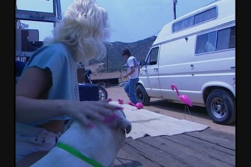 Blonde Lexi Leigh Sucks and Fucks Outside a Trailer Screenshot