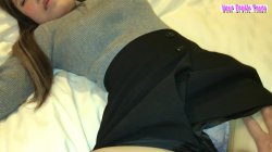 'Her E-Cup Curves Strain Beneath Silk Straps as Pleasure Takes Over Her Every Expression' screenshot nº 6