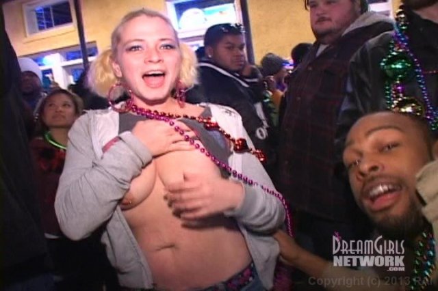 Hot Girls Flash Their Tits at Spring Party Image