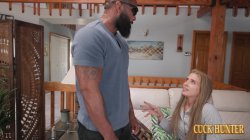 Captura de 'Blonde MILF Angelica Gets Wrecked By Her Husband's Black Friend And His Massive Cock - While Hubby Watches It All' nº 15