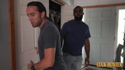 'Kloe Love takes her black bull's massive cock, getting pounded hard while her husband watches, humiliated and aroused' screenshot nº 7