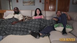 'Lola Valentine's husband loses a bet as a hung black bull destroys her tight pussy while hubby watches, humiliated' screenshot nº 3