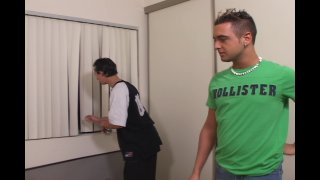 Kevin Shade, Payton Michaels & T.J. Jordan in 1 hung top 2 tight bottoms for Helix Studios