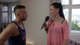 Karol Jerks Charlie's Big Dick Off Onto Her Face