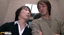 'Hairy Japanese Babe Gets Creampied By 3 Men' screenshot nº 1