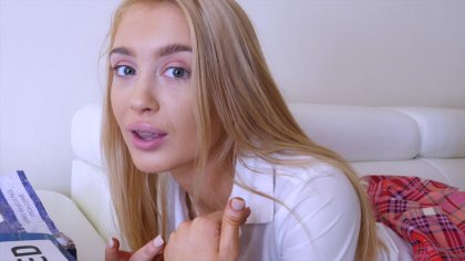 Blonde Doll Pleasures Herself