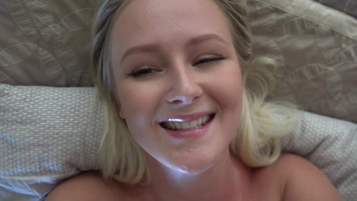 Cute Blonde Natalia Queen Sucks and Fucks His Big Dick Image