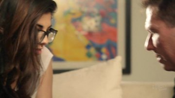 Horny Teen Ava Taylor Swallows a Huge Cum Load and Gets it on Her Glasses After a Hardcore Fuck Screenshot