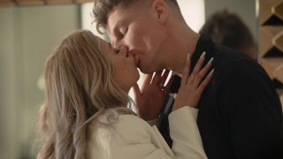 Gorgeous Blonde Getting Two Dicks To Satisfy