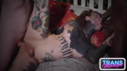 Captura de 'Transgender Stacy's throat fucked by white and black cocks' nº 118