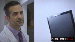 Passionate fuck in the dentist's office