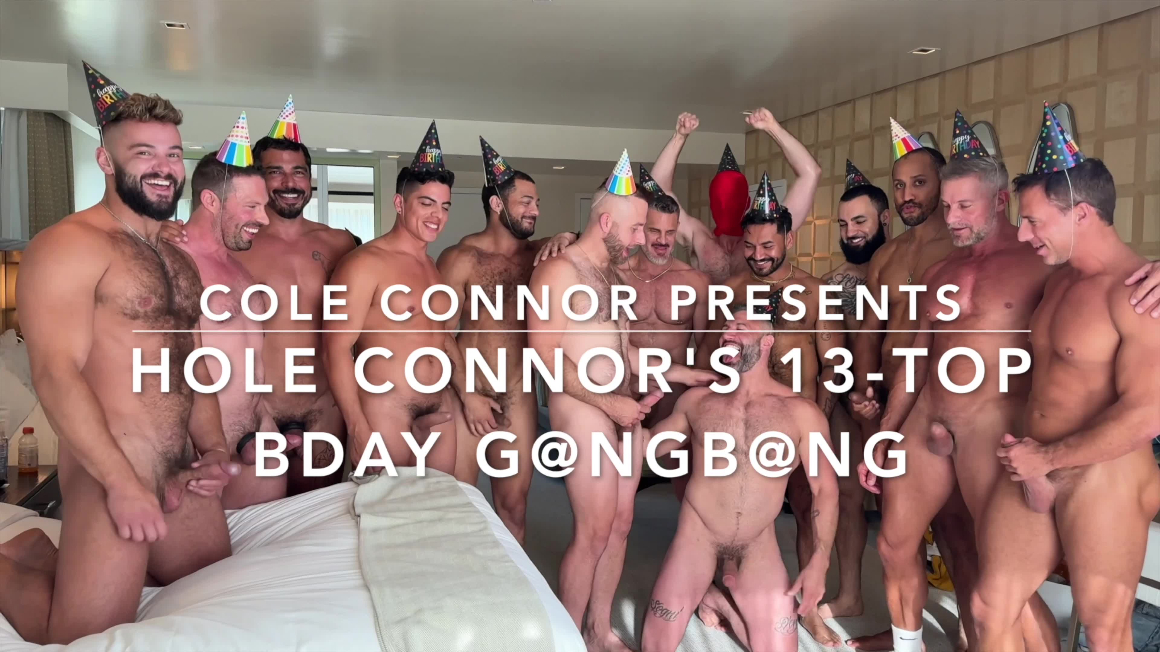 Cole Connor's B-Day GangBang