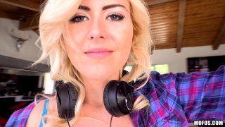 Pretty Blonde Summer Day Enjoys a Pussy Pounding