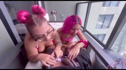 Captura de 'Divine Trinity - Shared and Stuffed Latina Threesome vs 10 Inch Cock' nº 7