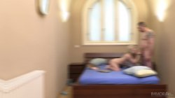 'Cuckold Cries After Cheating Wife Ellie Shou Hairy Holes Double Penetrated' screenshot nº 24