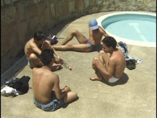 Delvis & Others in Pool onFire for OTB Boyz