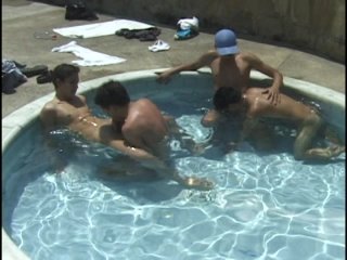 Delvis & Others in Pool onFire for OTB Boyz