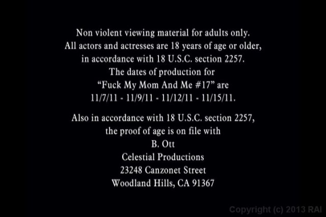 Streaming porn video still #1 from Fuck My Mom & Me #17