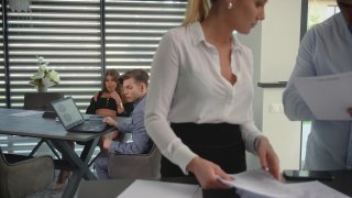 Big Tits Russian Zlata Shine Fucks In Office Toilet Screenshot