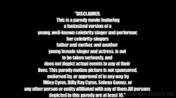 Captura de 'Hustler's Untrue Hollywood Stories: Miley Cyrus' 18th Birthday' nº 1