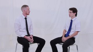 Brody Kayman & Sam Ledger in Elder Ledger: Chapters 1-4 for Missionary Boyz - clip