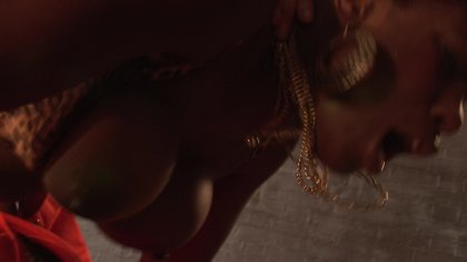 Sexy Black Babe Melvina And Two Studs