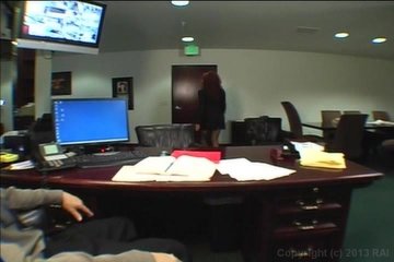 Red Haired Beauty Sexy Vanessa Enjoys His Big Boner