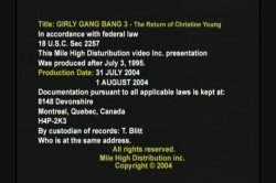 'Girly Gang Bang 3: The Return of Christine Young' screenshot nº 1