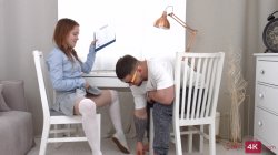 Captura de 'Lesson with flexible teen ends with creampie' nº 6