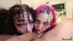 'Clown Town Ep. 2 Ass Eating, Squirting Cum Clown Sluts' screenshot nº 42
