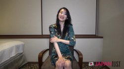 'Tomoko, in a dimly lit room, spreads her legs, exposing her bushy cunt before sex' screenshot nº 11