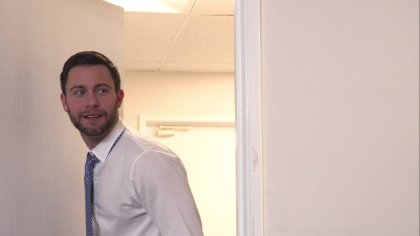 Blonde MILF Knows How to Please a Hard Cock at Work